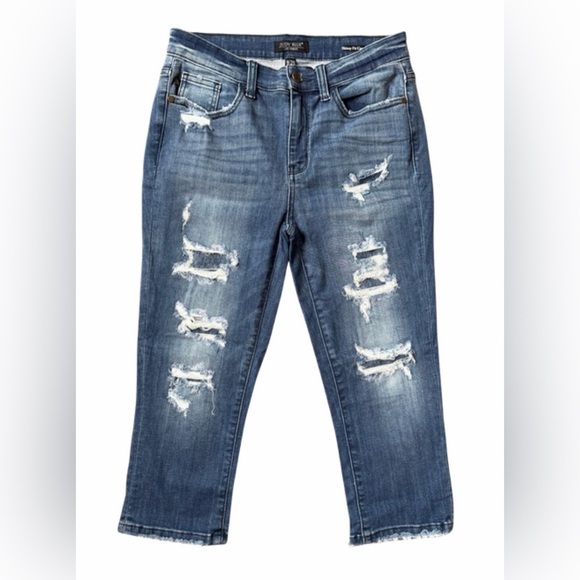 Judy Blue Denim - Judy Blue Skinny Fit Capri Jeans